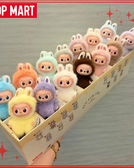 POP MART The Monsters Labubu V4 Pin for Love Series  Blind Box Vinyl Face Plush Doll Pendant Keychain Toy Christmas Gifts