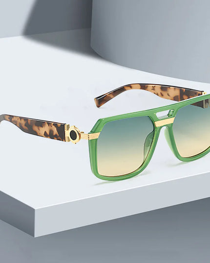2025 Sunglasses for Women Fashionable Square Frame Glasses with Golden Decorative Legs and Exquisite Design for Women Glasses