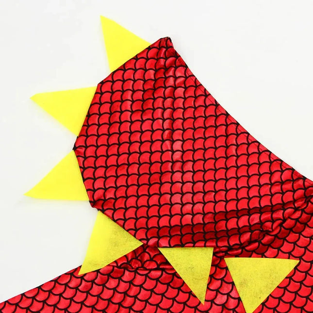 Kids Dinosaur Cosplay Costume Cape Girls Boys Birthday Party Dress Up Halloween Costume