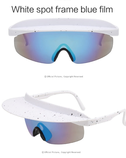 Visor Attaches To Sunglasses Sunglasses With Visor Attached Cycling Sunglasses Visor Shade Sunglasses Windproof Sunglass
