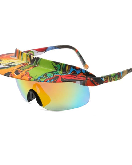 Visor Attaches To Sunglasses Sunglasses With Visor Attached Cycling Sunglasses Visor Shade Sunglasses Windproof Sunglass