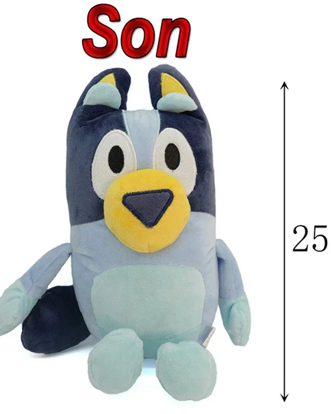 HOT SALE Bluey Dog Bingo Family Plush Toy Cartoon Dog Soft Stuffed Animals Dolls Birthday Christmas Gifts Family Blue-Y Bingo!!!