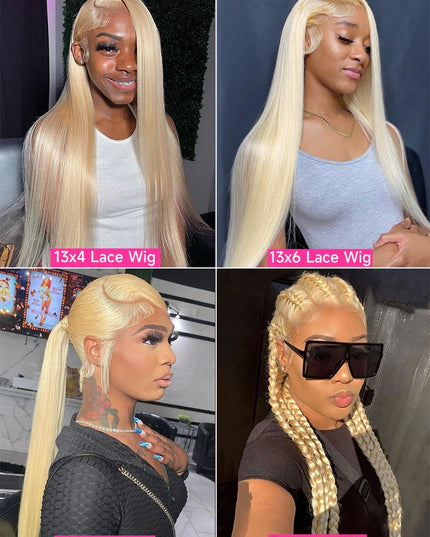 613 Blonde 360 Full Lace Wig Human Hair Pre Plucked Hd 13x4 13x6 Lace Front Wig Blonde Brazilian Straight Frontal Wigs For Women