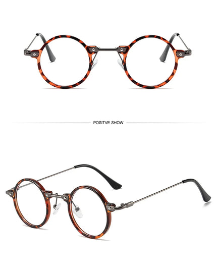 Round Sunglasses For Men Women Retro  Steampunk Sun Glasses Male Female Brand Designer Metal Frame Eyewear Shades Oculos De Sol