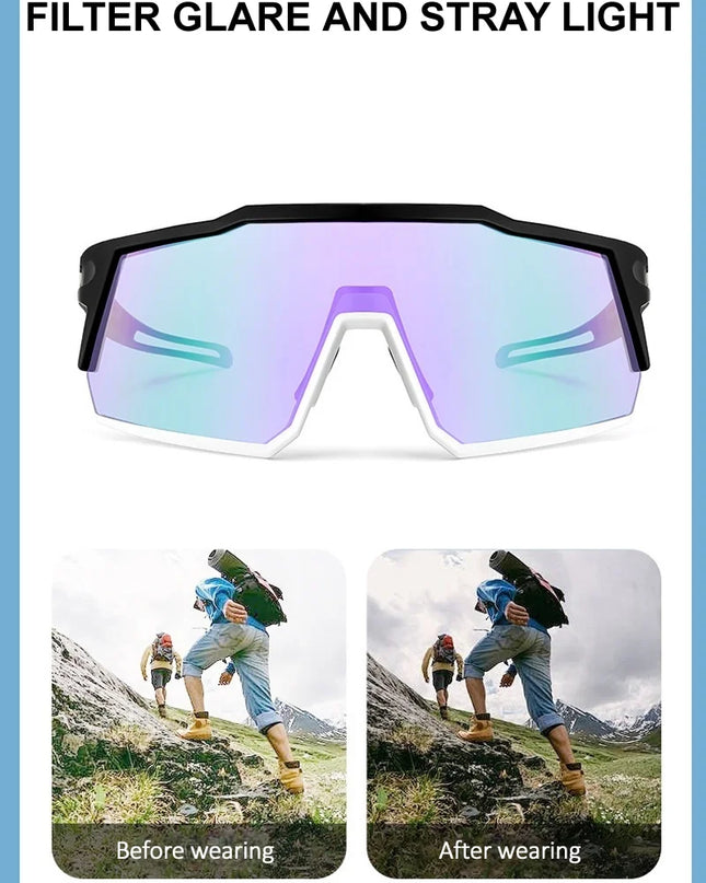 Cycling Sunglasses for Mens Womens Outdoor Activities Bike Sports Baseball Running Fishing Glasses UV Protection