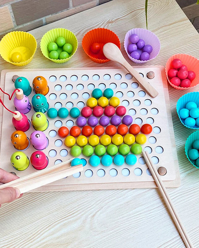 6 Pcs Electrical Tools Wooden Tweezers Toddler Children's Toys Small Tongs Playthings Kids Educational