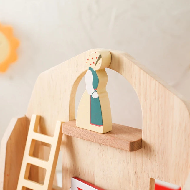 Montessori Game 1Set Of Farm Simulated Wooden Children's Toys Educational Toy Baby Room Decoration Desktop Furnishings Baby Gift