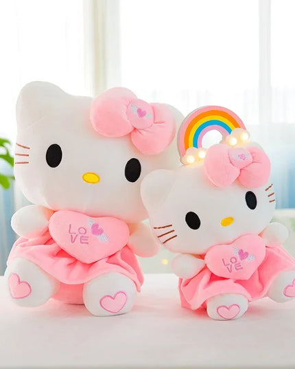 Hello Kitty Plush Stuffed Toys 25-55cm Cute Anime Cartoon Soft Pillow Doll For Children Birthday Xmas Gifts