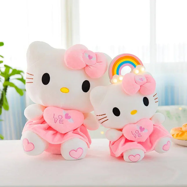 Hello Kitty Plush Stuffed Toys 25-55cm Cute Anime Cartoon Soft Pillow Doll For Children Birthday Xmas Gifts