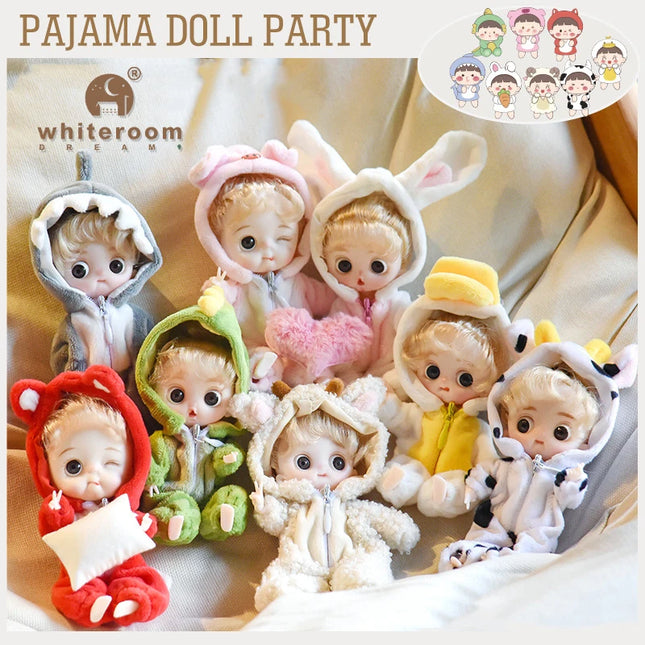 Small Dolls Mini Toys For Girls Gift Present House Accessories DIY Doll Furniture Set Bathroom Kitchen Living Room Bakery