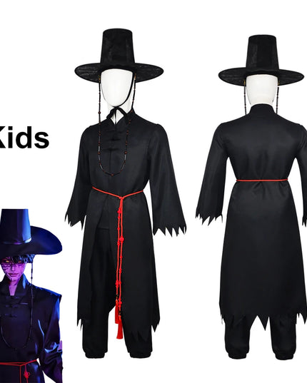 Kids Set KPOP Boys Cosplay Costume Little Boy Anime Cosplay Clothes Halloween Carnival Party Uniform Prop
