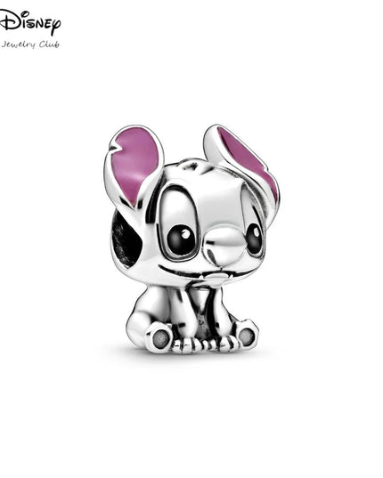 MINISO Cartoon NEW DIY  Lilo & Stitch Angel Charm Bead Hot Sale Fashion Women Jewelry Fit  Europeans  2025