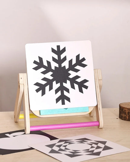 Montessori Wood Toys 0-12Months Baby Colorful Geometry Grasping Board Toys Newborn Sensory Touch Shape Recognition Game Toy Gift
