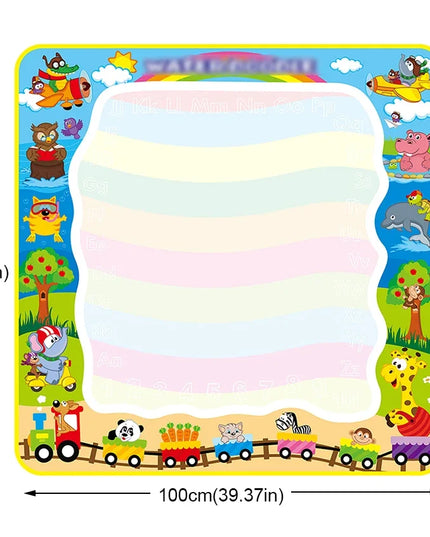 Magic Water Drawing Mat Coloring Doodle Mat with Magic Pens Educational Toys  Painting Board Montessori Toys for Kids Gifts