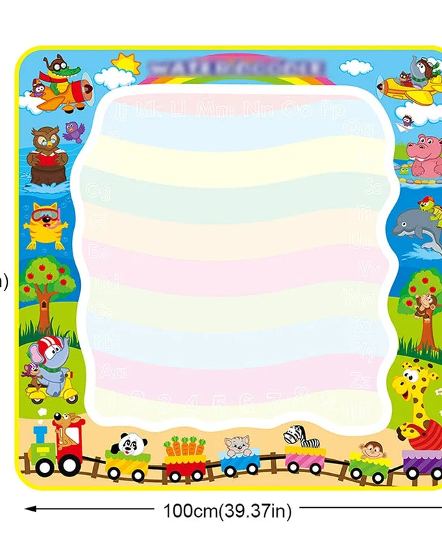 Magic Water Drawing Mat Coloring Doodle Mat with Magic Pens Educational Toys  Painting Board Montessori Toys for Kids Gifts