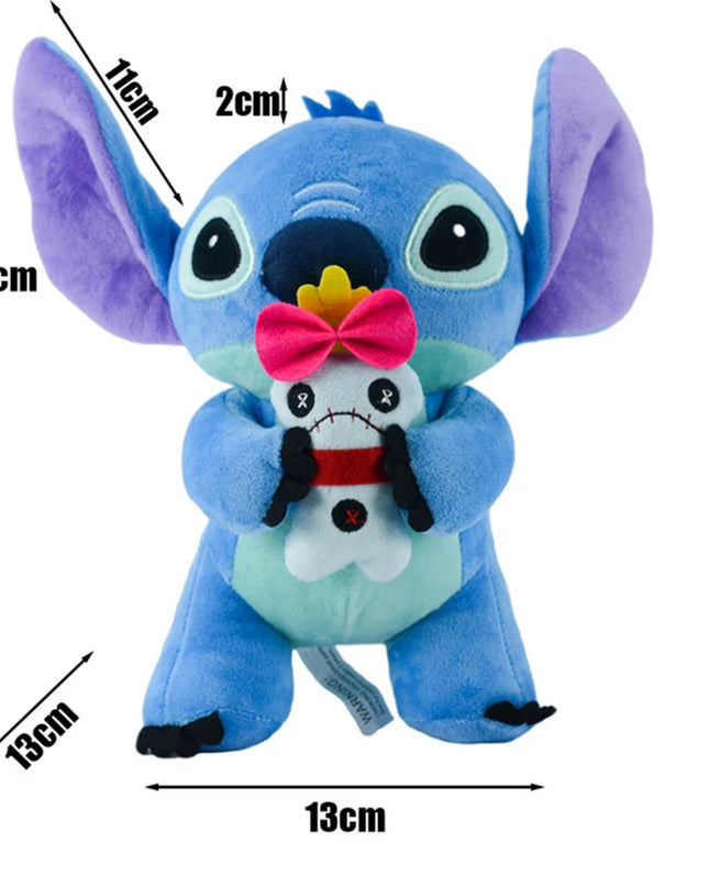12cm 20cm 25cm Stitch Stuffed Plush Models Cartoon Stuffed Plush Dolls Anime Plush Baby Toys Kawaii Kids Birthday Gift