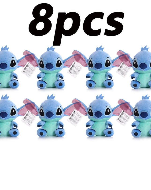 20cm Stitch Stuffed Plush Models Cartoon Stuffed Plush Dolls Anime Plush Baby Toys Kawaii Kids Birthday Gift