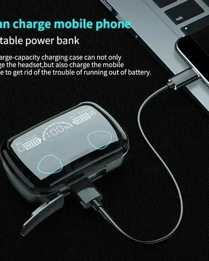 M10 Wireless Headphone Bluetooth Earphones Waterproof Earpieces Sport Earbuds For Huawei Iphone OPPO Xiaomi TWS Music Headset