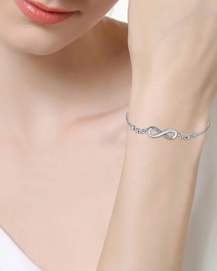 Bracelet Original 925 Silver Lucky Symbol Zircon Bracelet Luxury Jewelry For Woman Romantic Valentine's Day Jewelry Gifts