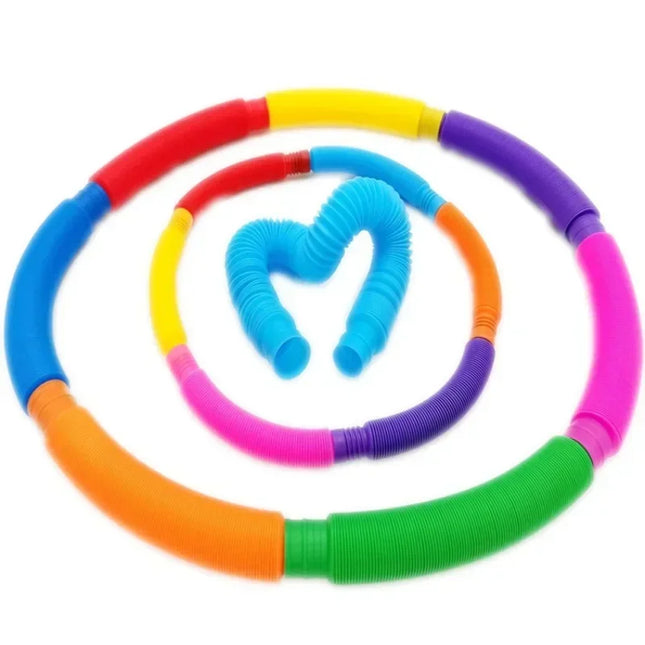 8 16 24 32 Pcs Pop Tubes Sensory Toys UrChoice Fine Motor Skills & Learning for Toddlers Fidget Toys and Party Favors for Kids