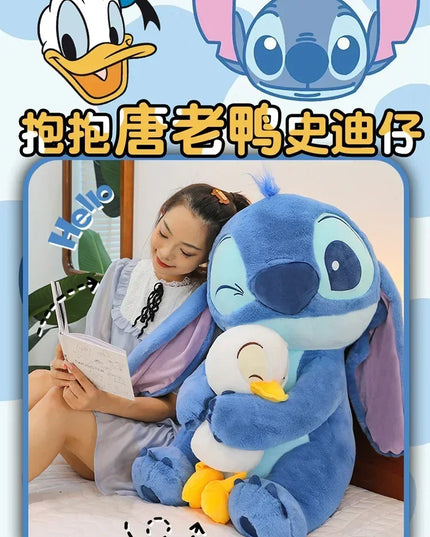 30/45cm  Stitch Plush Toy - Cute Lilo & Stitch Doll,Kawaii Donald Duck Stuffed Animal,Soft Birthday Gift for Kids Children