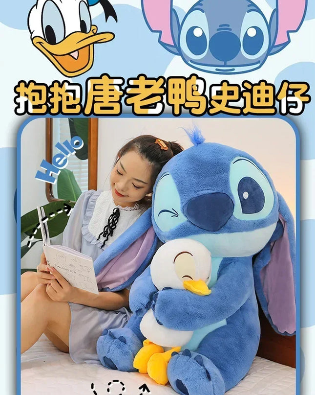30/45cm  Stitch Plush Toy - Cute Lilo & Stitch Doll,Kawaii Donald Duck Stuffed Animal,Soft Birthday Gift for Kids Children