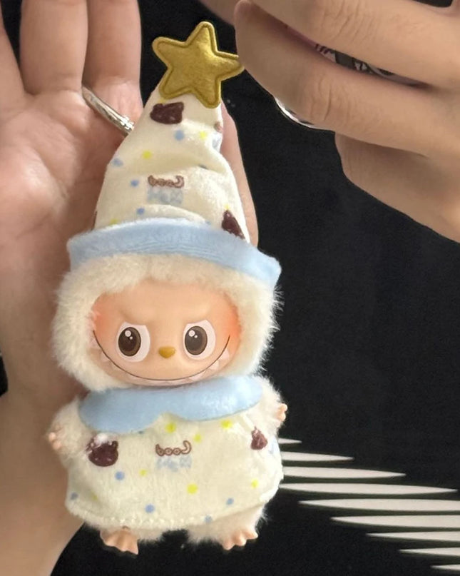 New For Mini Labubu 4.0 The Monsters Pin for Love Series Spring in the Wild Animal Jumpsuit Set For Labubu Doll Accessories Gift