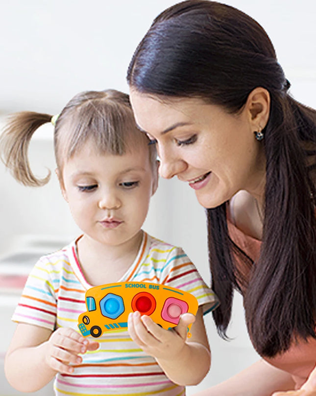 Finger Press Fidget Toys for Children Baby Sensory Finger Exercise Activity Motor Skills Educational Stress Relief Kids Toy Gift