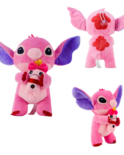 12cm 20cm 25cm Stitch Stuffed Plush Models Cartoon Stuffed Plush Dolls Anime Plush Baby Toys Kawaii Kids Birthday Gift