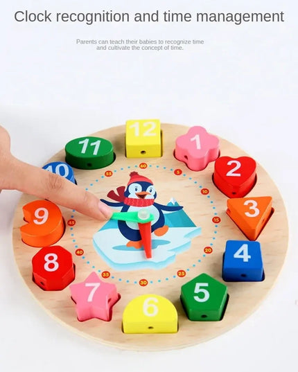 Montessori Wooden Toys for Babies 1 2 3 Years Boy Girl Gift Baby Development Games Wood Puzzle for Kids Educational Learning Toy