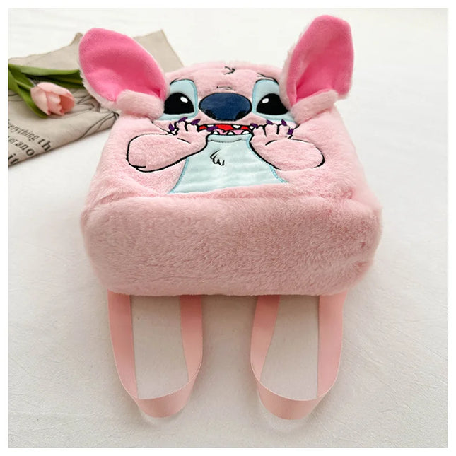 Stitch Backpack  Japanese Blue Funny Cartoon Large-Capacity Student Backpack Kindergarten Bag Kawaii Backpack