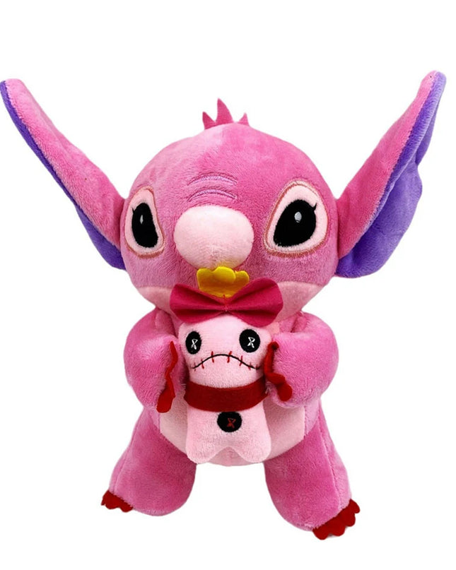 12cm 20cm 25cm Stitch Stuffed Plush Models Cartoon Stuffed Plush Dolls Anime Plush Baby Toys Kawaii Kids Birthday Gift