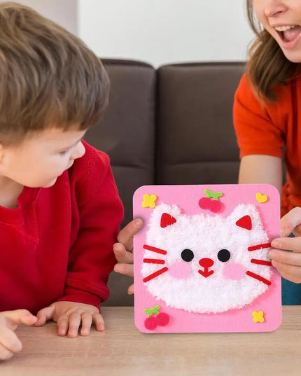 Learn to Sew Toys Cartoon Animals Handmade Dolls Crafting Set Sew Your Own Products Sewing Kits for Kids Learning Education Toys