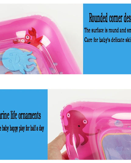 Water Mat for Babies Inflatable Activity Center, Baby Water Mat for 3 6 9 12 Months Infants Baby Toys for Toddlers, Promote Bab