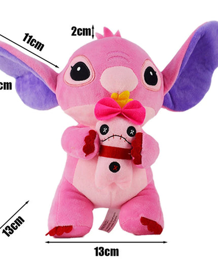 12cm 20cm 25cm Stitch Stuffed Plush Models Cartoon Stuffed Plush Dolls Anime Plush Baby Toys Kawaii Kids Birthday Gift