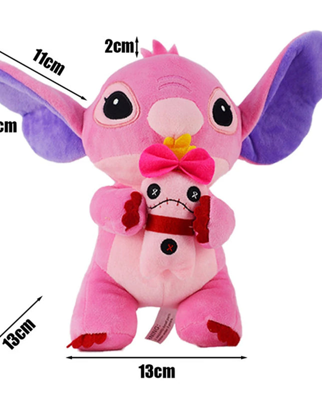 12cm 20cm 25cm Stitch Stuffed Plush Models Cartoon Stuffed Plush Dolls Anime Plush Baby Toys Kawaii Kids Birthday Gift