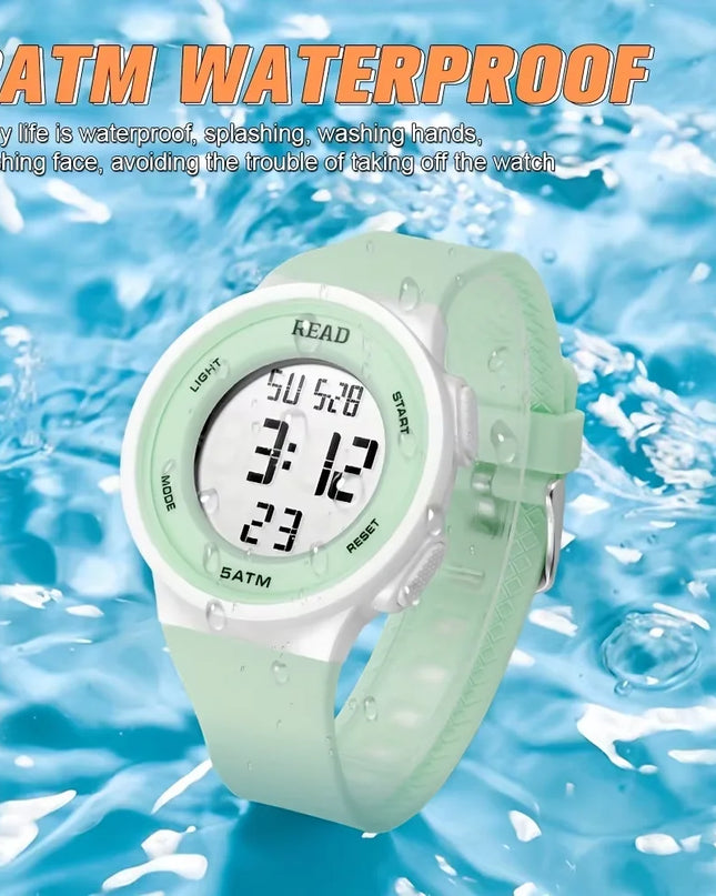 Watches for Women, Fashion Watch With High-Resolution LED Definition Display, Waterproof Multi-Function Electronic Digital Watch