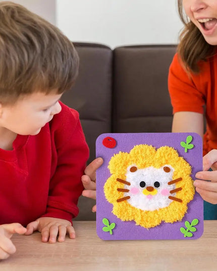 Learn to Sew Toys Cartoon Animals Handmade Dolls Crafting Set Sew Your Own Products Sewing Kits for Kids Learning Education Toys