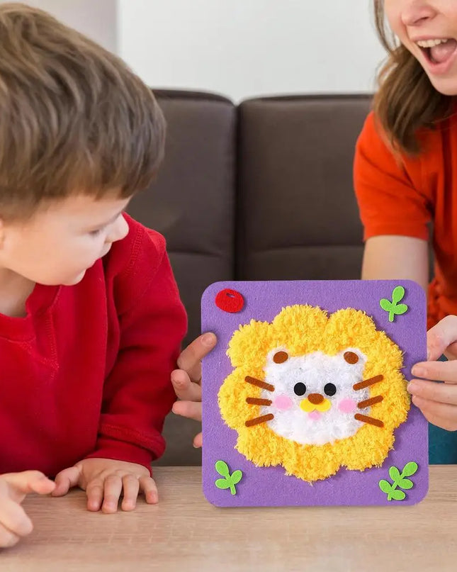 Learn to Sew Toys Cartoon Animals Handmade Dolls Crafting Set Sew Your Own Products Sewing Kits for Kids Learning Education Toys