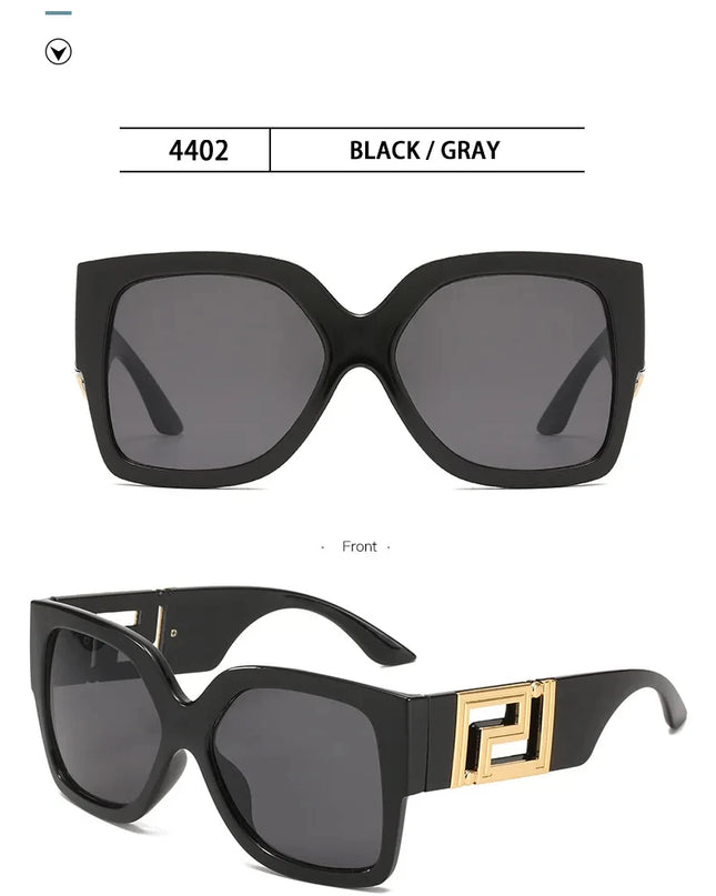 Sunglasses Men Women Vintage Oversize Trendy Square Gradient Shades Sun Glasses 2023 Luxury Brand Design Fashion UV400 Eyewear