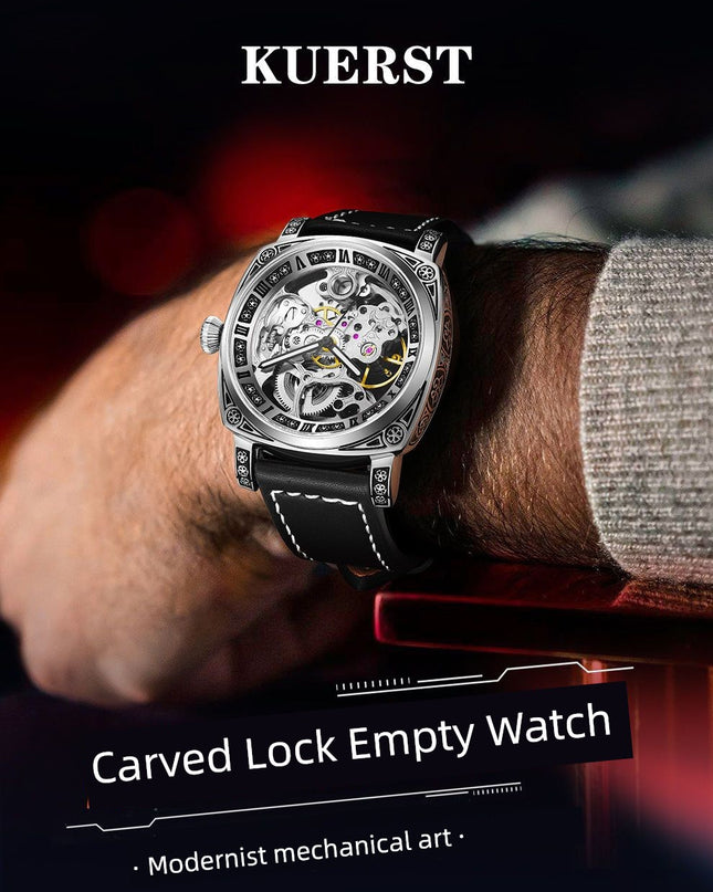 High-End Authentic Automatic Hollow Mechanical Watch Men Business Famous Watch Artificial Exactly the Same High-End Version Watch for Men
