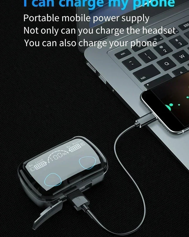 M10 Wireless Headphone Bluetooth Earphones Waterproof Earpieces Sport Earbuds For Huawei Iphone OPPO Xiaomi TWS Music Headset