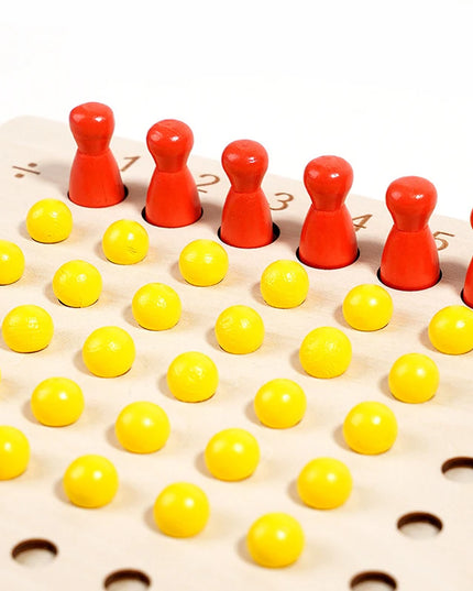 Montessori 99 multiplication Board  Maths Teaching Aids Multiplication and Division Board Early Education Children's Puzzle Toys