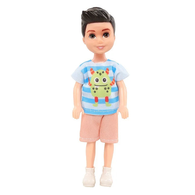 Fashion Wear Kids Toys Doll Clothes Mini Dress Dad Mom Baby Family Outfit Accessories For Dolls DIY Birthday Gift
