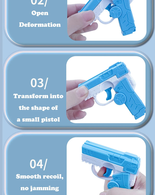 Toy Gun Mini Fidget Toy Spinner Pistol Kids Decompression Novelty Toy Hot Selling Popular Sensory Play Anti-Stress for Kids