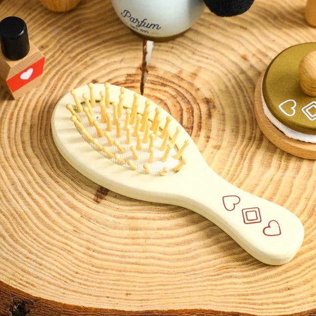 Wooden Baby Toys Simulation Cosmetics Set Pretend Makeup Toys Girls Playing House Game Children Early Education Montessori Toys