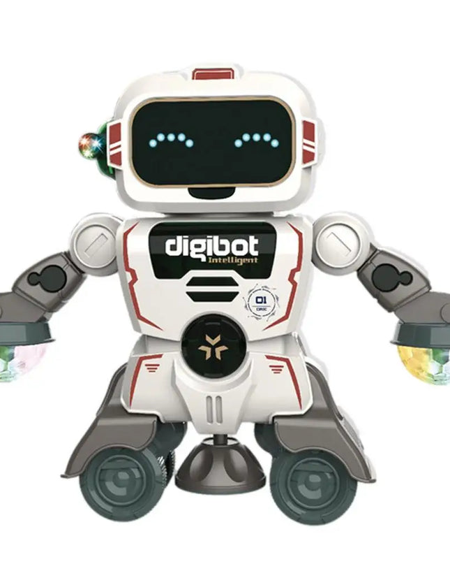 Robot Toys For Kids 360 Spinning Music Dancing Robots With Colorful Lights Toddlers Smart Interactive Electronic Toy Baby