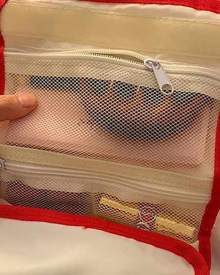 Cute Portable Travel Wash Up Storage Bag Girls Gifts Hello Kitty Kuromi Stitch KT Cat Cartoon Cosmetic Bag For Girl Kawaii Gifts