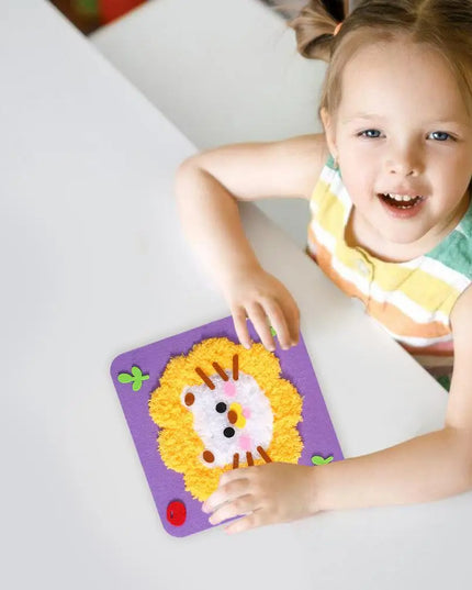 Learn to Sew Toys Cartoon Animals Handmade Dolls Crafting Set Sew Your Own Products Sewing Kits for Kids Learning Education Toys