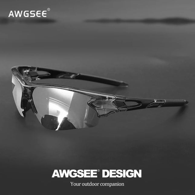 Sports Sunglasses for Men & Women – Semi-Rimless UV400 Protection for Baseball, Running, Fishing, Golf & Driving